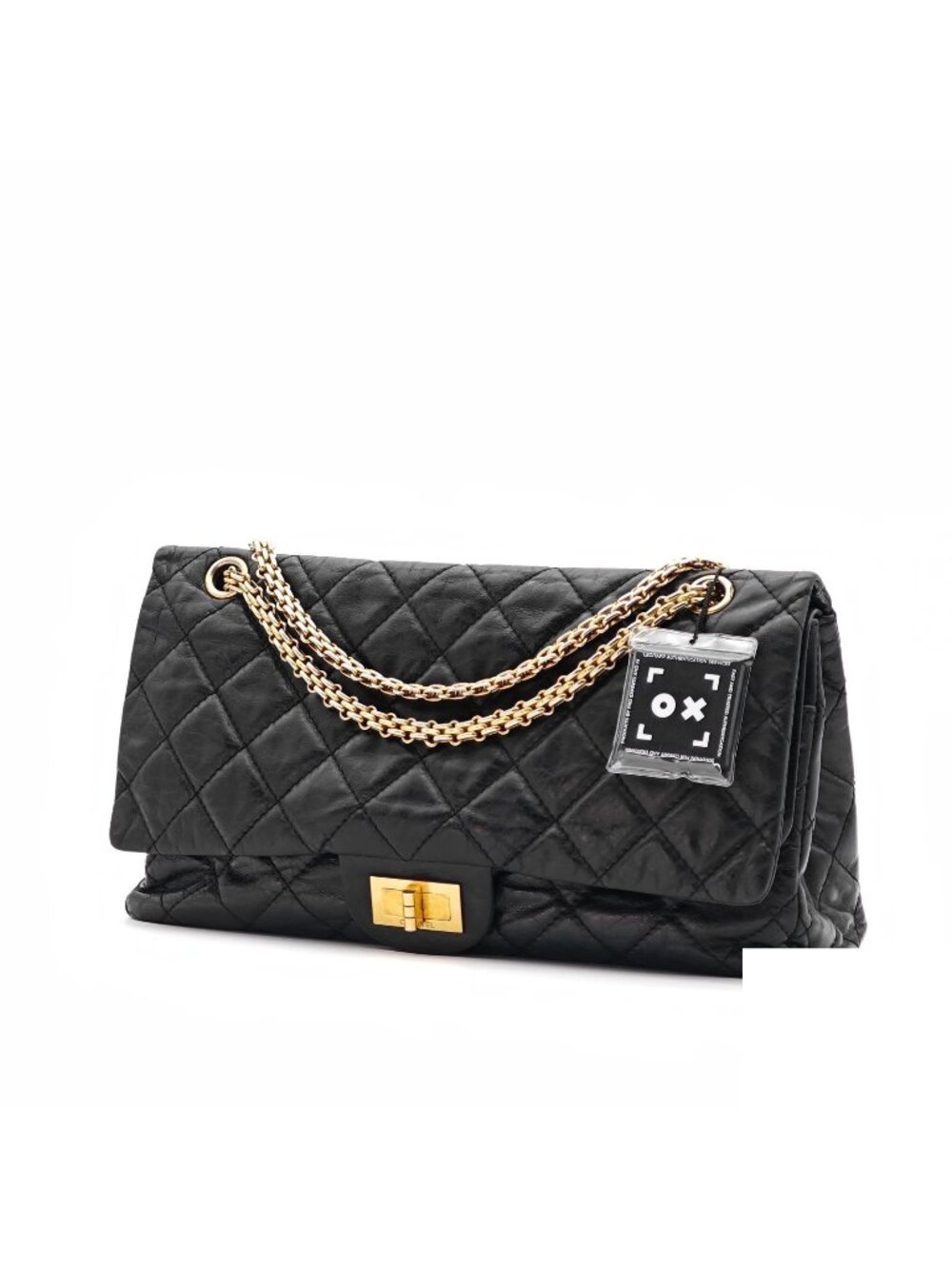 Chanel Maxi Quilted 2-Way Shoulder Bag Black